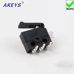 20 pcs KFC-W-13W Micro Limit Switch Game Switch Detection Key Three-legged Bend Foot Import Positive and Negative