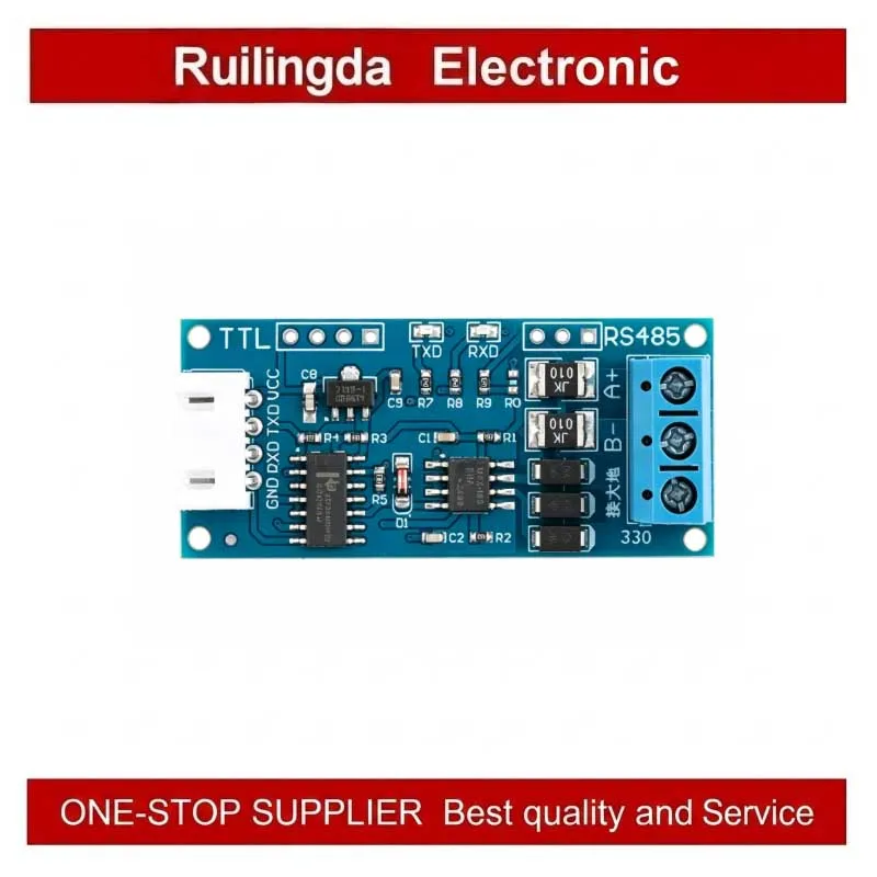 Single-Chip TTL to RS485 Module Serial UART Level Conversion Hardware Automatic Flow Control Transmitter Receiver