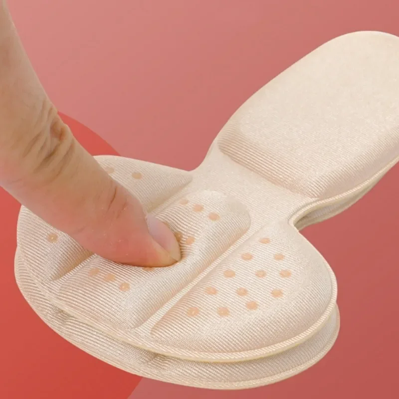 Women Reduce Pain Inserts Wear Resistant High Heels Back Sticker Foot Care Pad Adhesive Insole Heel Cushion Adjustable Patch