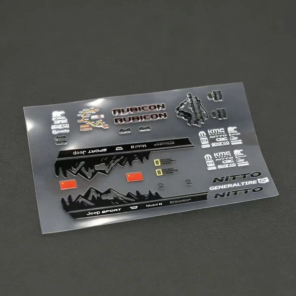 UV Decal Sticker For SCX30 Jeep Car