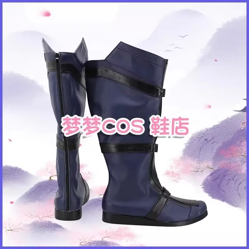 Dead pool cosplay kostuum schoenen handgemaakte kunstleren laarzen