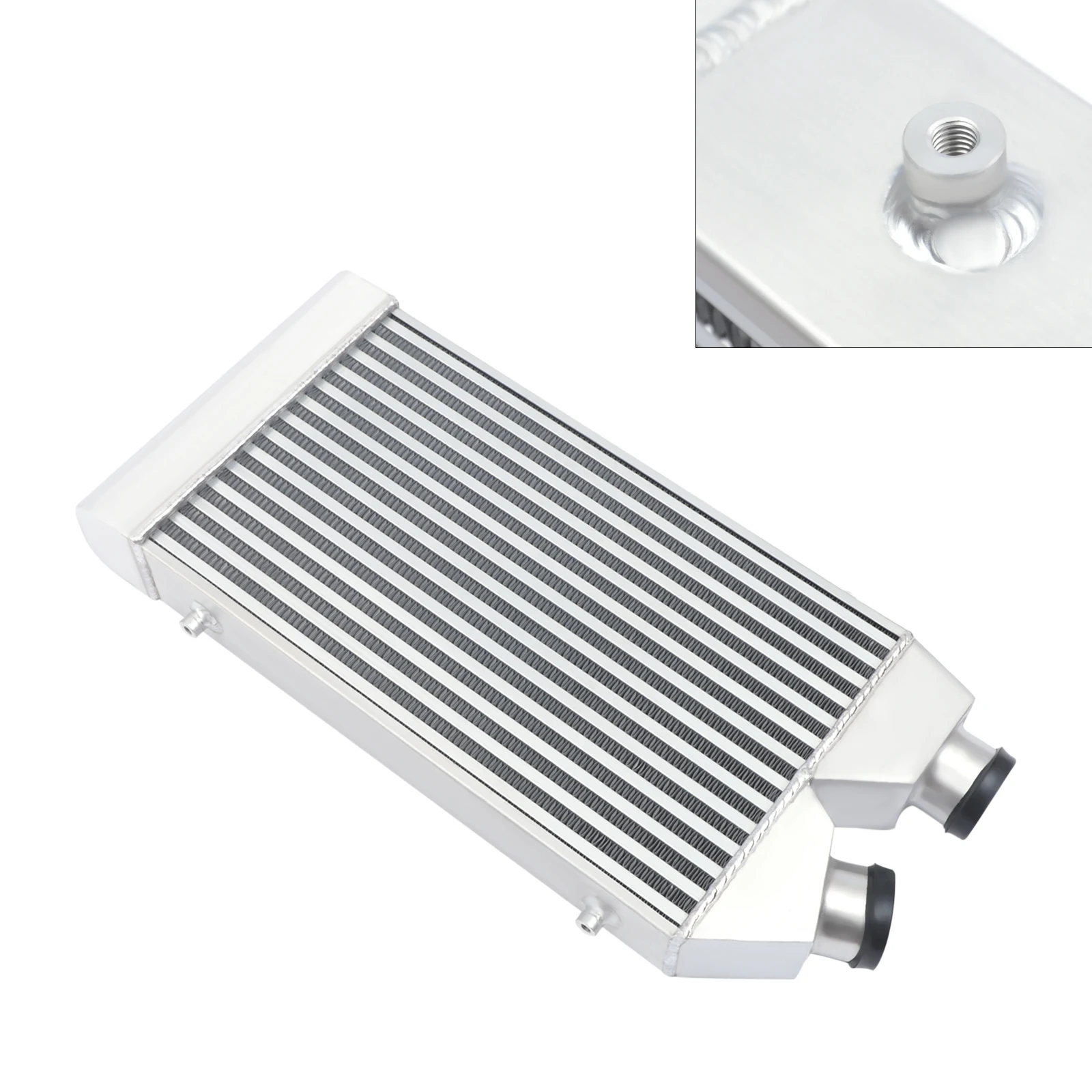 

2.5" One Side Turbo Front Mount Intercooler 25x11x3'' Aluminum Universal Intercooler for All Cars and Trucks