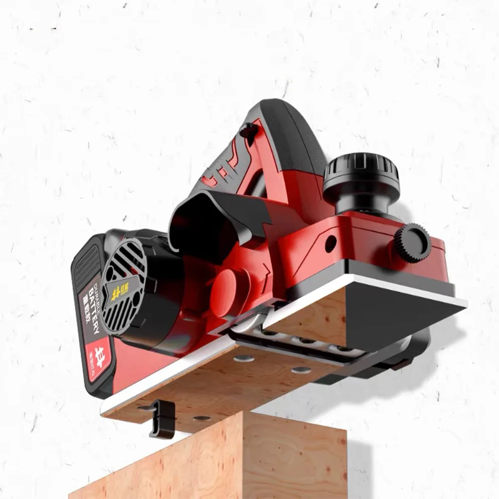 Industrial Wood Powered Hand Planer Machine Lithium Battery Woodworking  For Cutting Board Planing