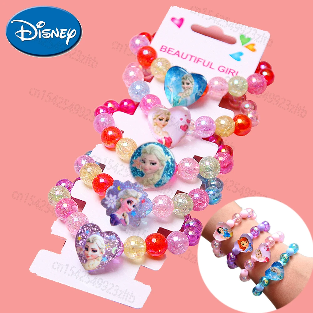 

28 Style Frozen 2 Elsa Anna Princess Bracelets Fashion Jewelry Cartoon Figure Bracelet Toys Flash Wristand Cute Girl Kids Gifts