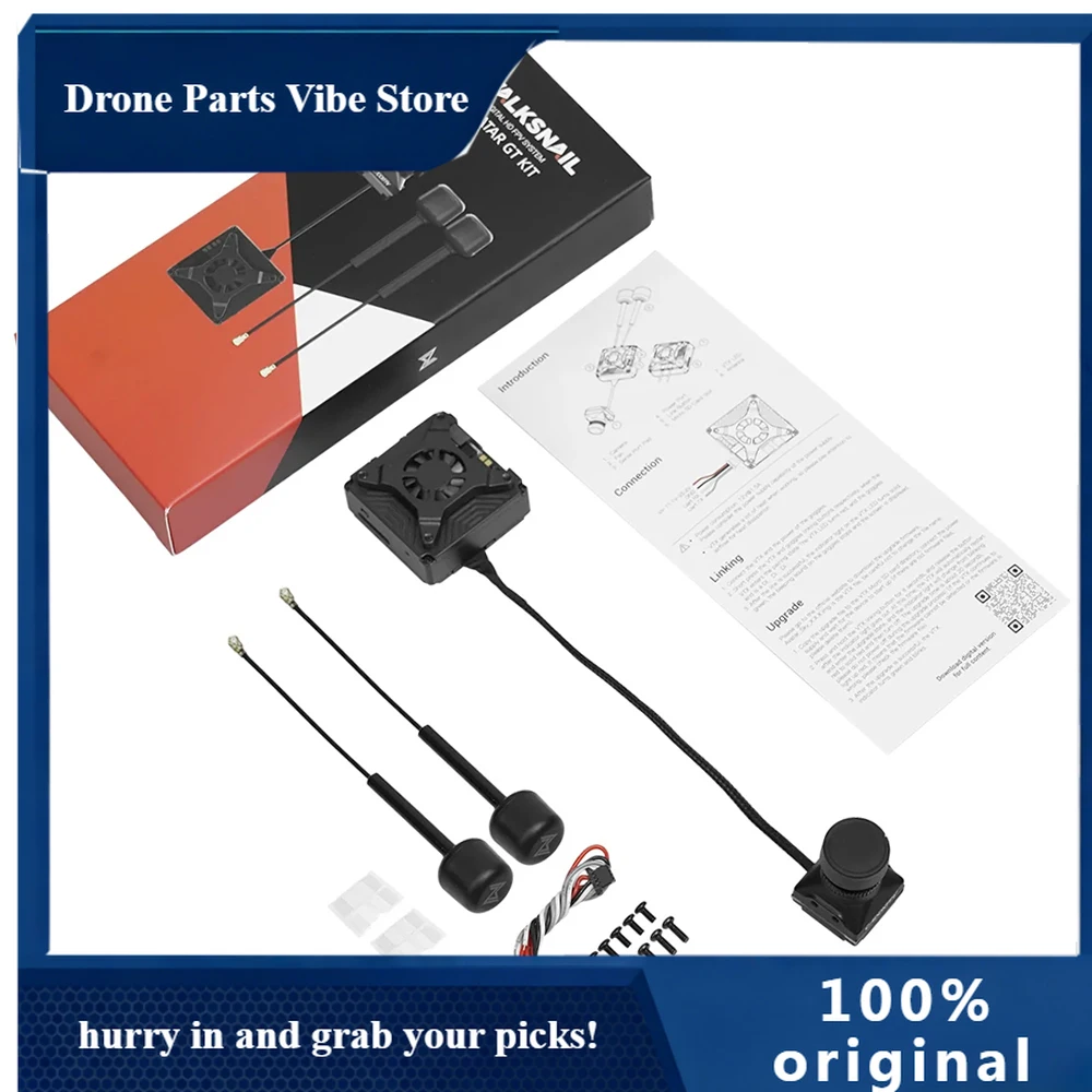 

APCaddx Walksnail Avatar GT KIT Avatar 1080P HD Pro Camera/Avatar GT 2W Vtx For RC FPV Drone