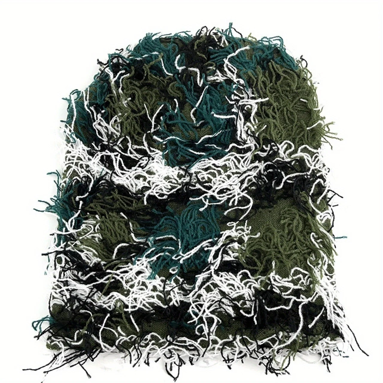 

Fashion Knitted Beanie Camouflage Print Hip Hop Balaclava Warm Couple Hat For Men And Women Winter Thermal Ski Headwear