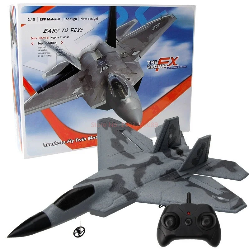 Fx622 Small Remote Control Aircraft Fixed Wing Foam Anti-Collision Glider F22 Fighter Aircraft Model Toy Aircraft Children'S Toy - Image 6