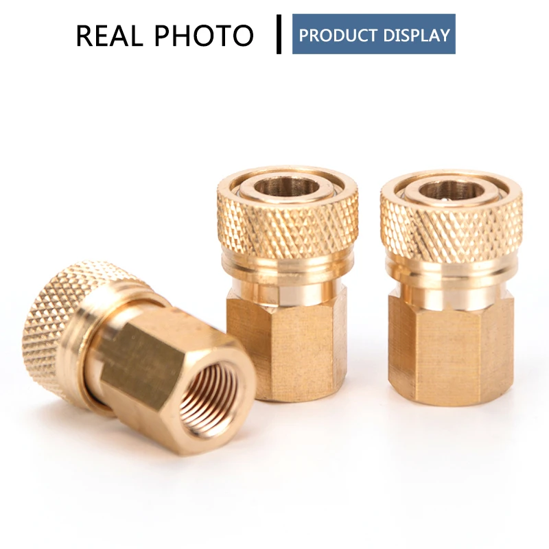 M10x1 Draad Vrouwelijke Snelkoppeling 8mm Koppeling Sockets Koperen Fittings 1pcs