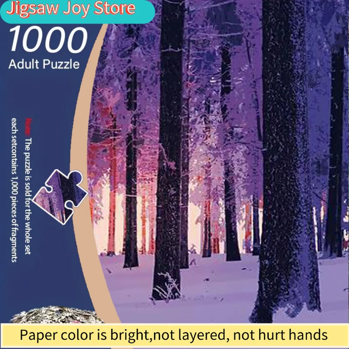 

Пазл из 1000 деталей для взрослых с изображением одинокой фигуры, идущей по туманной болотистой местности, с изображением безжизненной зеркальной зернистой ветви дерева.