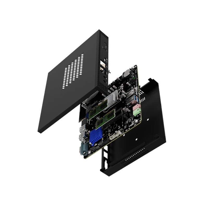 كمبيوتر صغير Core I3 I5 I7 6th 7th 8th 9th Gen X86 DDR4 HD-MI VGA 4K HTPC RS232 كمبيوتر مكتبي صغير لمكتب الأعمال #6