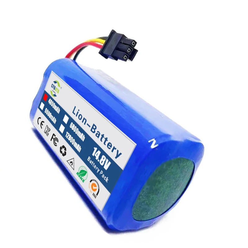 New 14.4V 2800mAh Li-ion Battery Pack For 360 C50 Robot Vacuum Cleaner Part