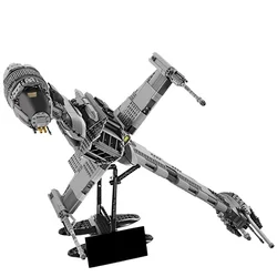 1487Pcs Star Plan The B-Wing Starfighter Mobile 10227 MOD Ver. MOC-05045 Space Wars Building Block Brick DIY Toy Gift