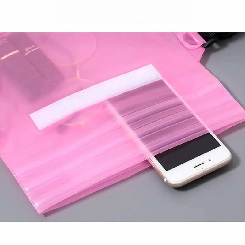MOBILE Phone Waterproof Bag, Swimming Waterproof Waist Pack, PVC Drifting, Outdoor Leisure Sealing, Transparent Touch Screen