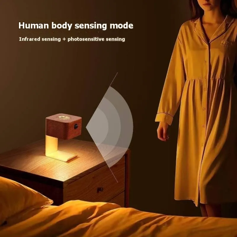 【happy】ミニusb-ledナイトライト-温かみのある光の雰囲気-家の装飾用の美的アロマランプ