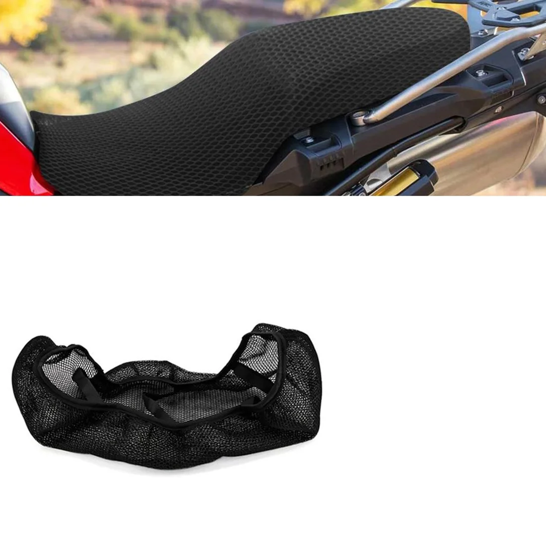 Strict Motorcycle 3D Mesh Fabric Insulation Seat Cover Breathable Protection For-BMW F750GS F850GS F 850 GS 2019-