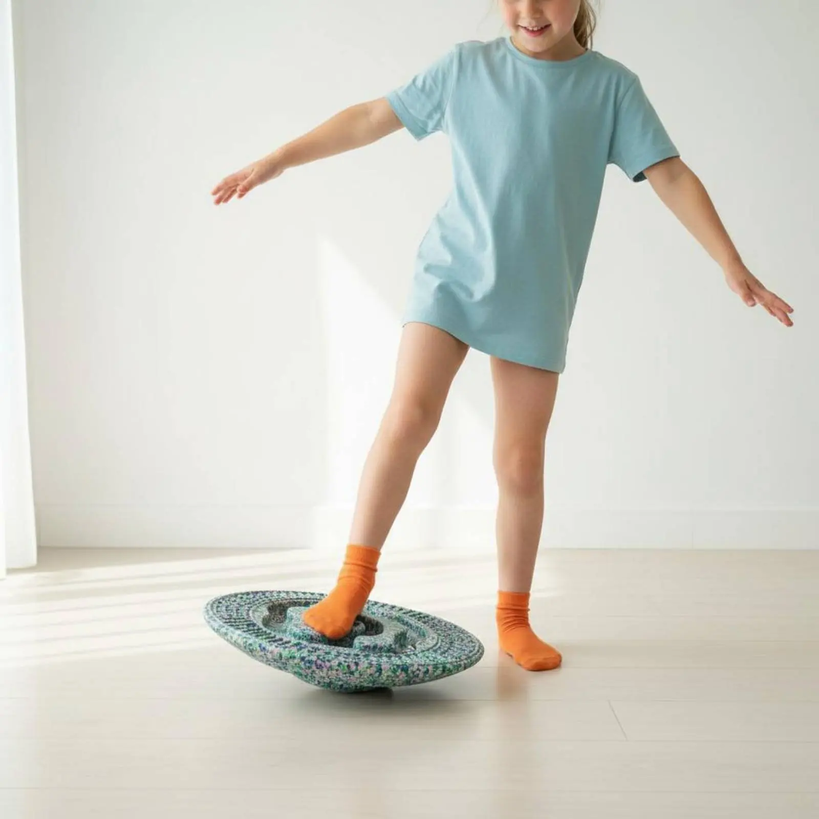 

Балансировочная доска-лабиринт для дома и улицы, с качающимся шаром, для детей, развивающая зрительно-моторную координацию