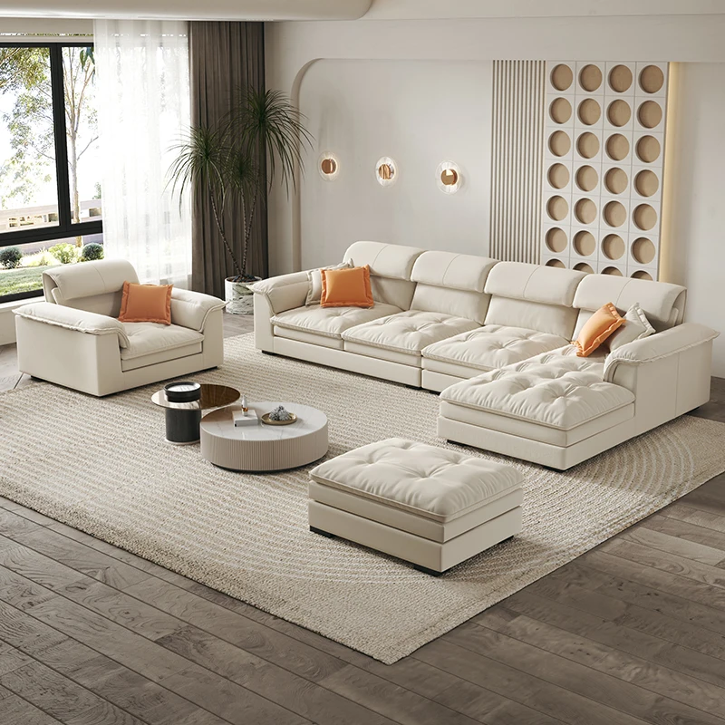 Sectional Living Room Sofa Nordic Luxury Modular Corner Sofa Comfortable Lounge Divano Soggiorno Di Lusso Modern Furniture