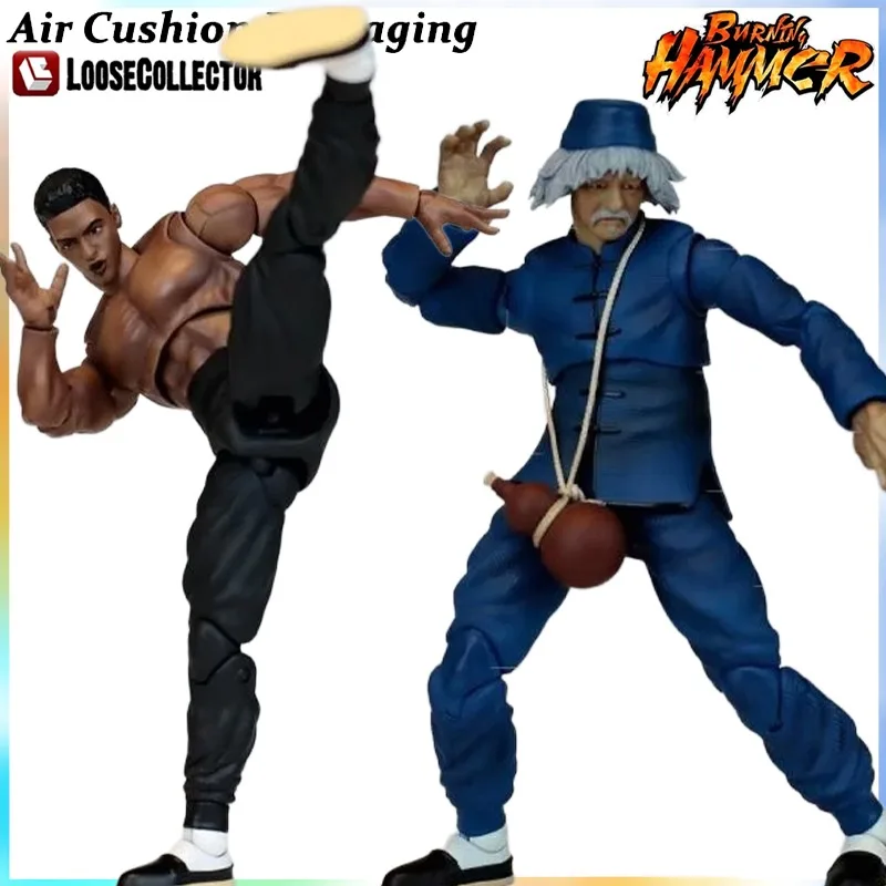 

LooseCollector Genuine Burning Hammer Series MONTEZ LEE MASTER WEI LI Martial Arts Master 1/12 Scale Action Figures Model Toy
