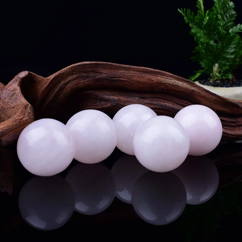 Natürliche Kristall Rosenquarz Ball Ornamente Mineral Probe Heilstein Reiki Kristall Ball Handwerk Wohnkultur Souvenir DIY Geschenk