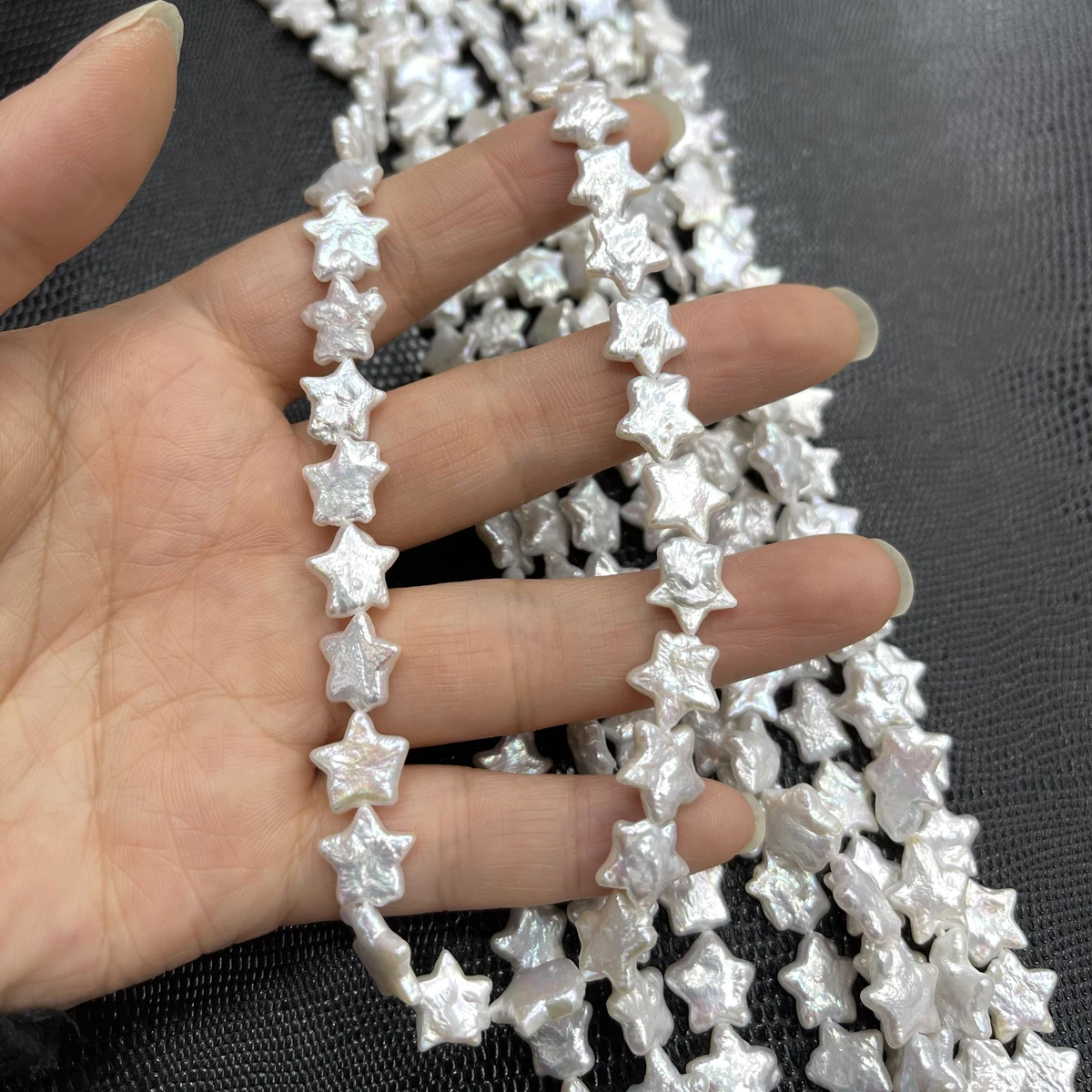 5A Grade 9-10mm Five Pointed Star Natural Freshwater Pearl Beads For DIY Necklace Bracelet Wedding Jewelry Making Accessories