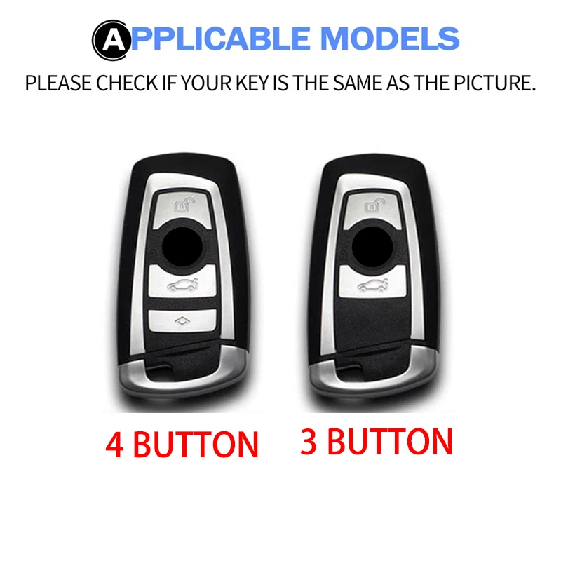 Legierung Stil Auto Schlüssel Fall Abdeckung Shell Fob Für BMW F20 F30 G20 F31 F34 F10 G30 F11 X3 F25 X4 I3 M3 M4 1 3 5 serie Zubehör – Detail 1