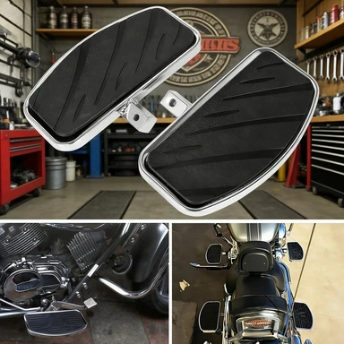 

Motorcycle Modified Front & Rear Large Foot Pegs Foot Rest Pedals Fits Honda VTX 1300 VTX 1800