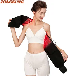 Red Light Infrared Therapy Belt 105pcs LED 660nm/850nm Waist Pad For Burn Fat Slimming Joint Pain Relief Device