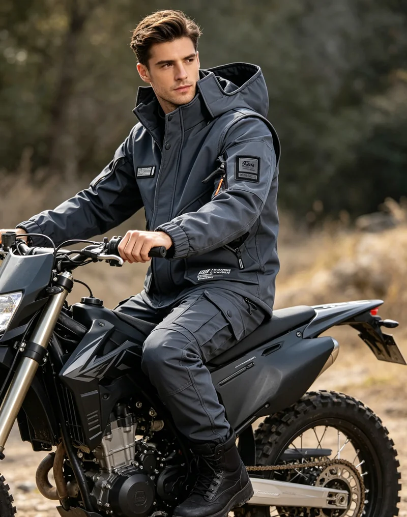 

Men Women Winter Velvet Thickened Work Jacket Set Windproof Waterproof Cold Resistant Outdoor Thermal Workwear Suit