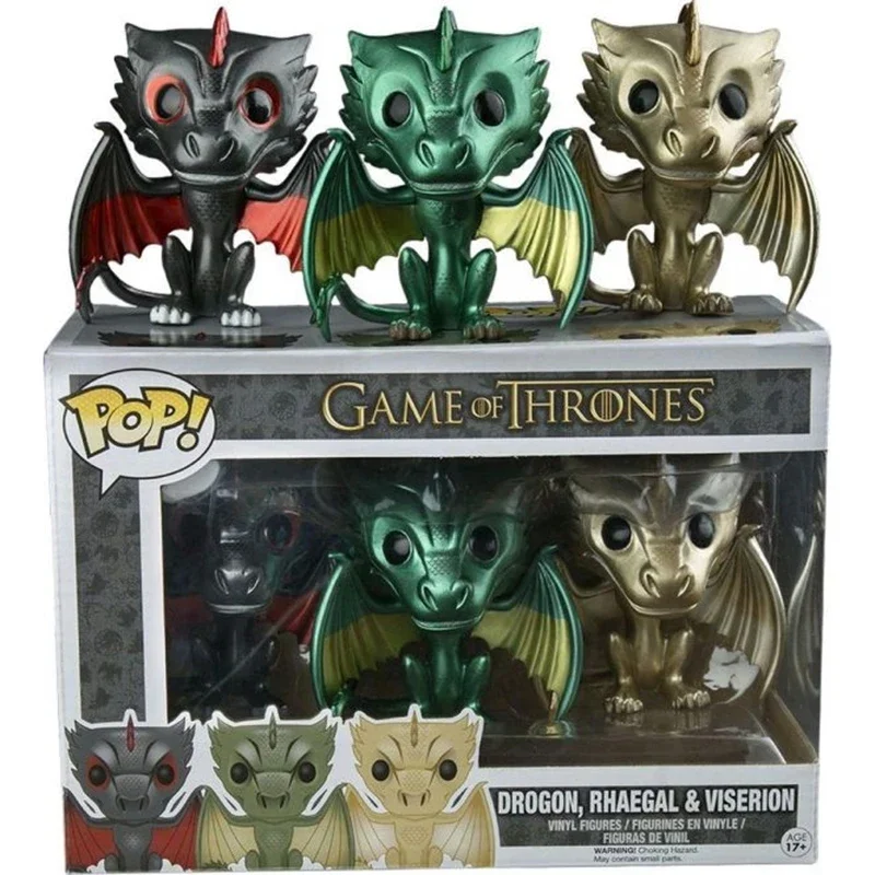 2024 new FUNKO POP Dragon #3 #71 Lannister #73 Jon Snow #72 Night King #74 Limit Daenerys #75 Model Action Figure Toys Gifts