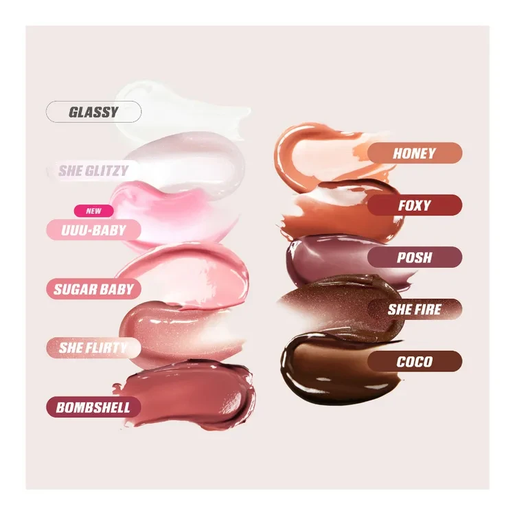 Luksusowa marka Hudaa Beauty FAUX FILLER Extra Shine Lip Gloss Lip Liner Lip Tint Bombshell Sugar Baby