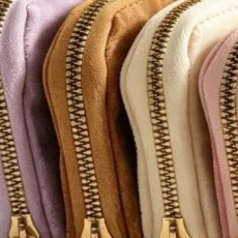 Luxurious Velvet Jewelry Bag Travel Portable Multi-Layer Bracelet Earring Necklace Handbag Soft Customizable Wedding Gift 1PC