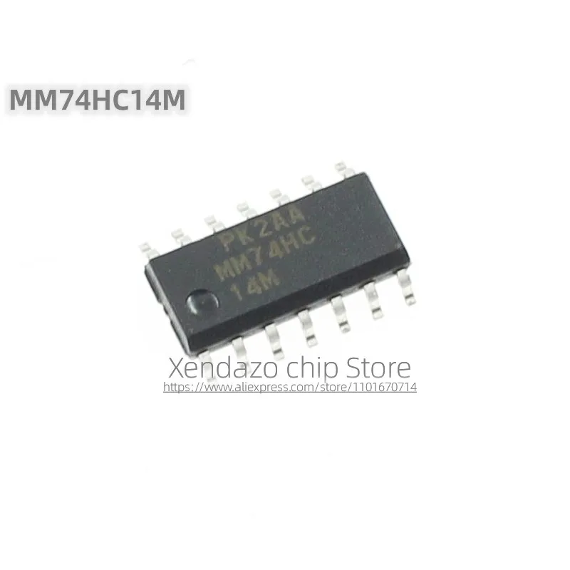 10pcs/lot MM74HC14M MM74HC14MX MM74HC 14M SOP-14 package Original genuine Logic chip