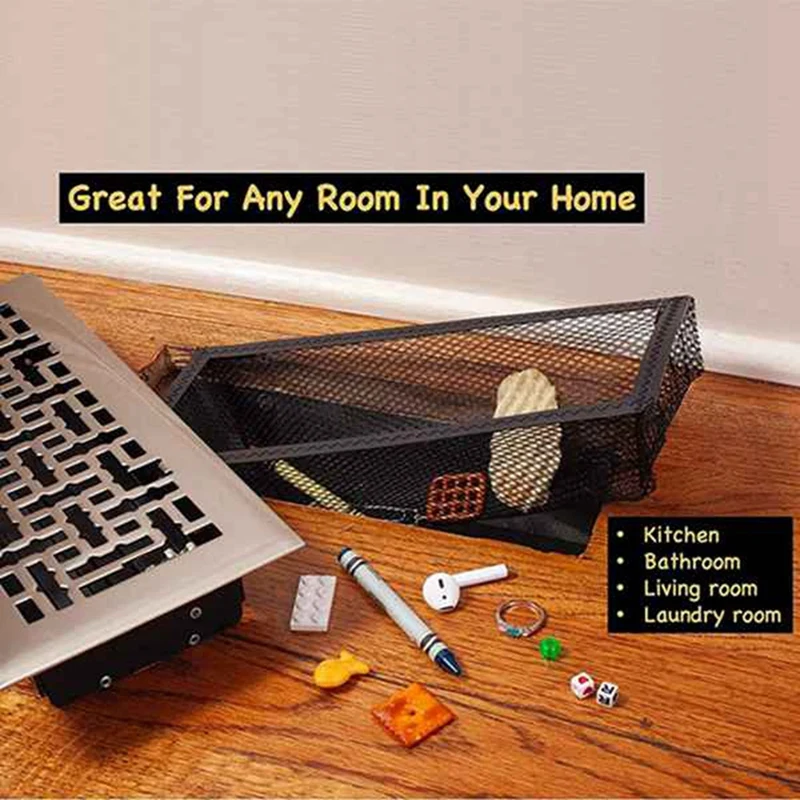 أغطية شبكية لتنفيس الأرضيات لفتحات التهوية ، غطاء سجل الأرضية ، مصيدة شبكة المرشحات ، 4 × 10 بوصة ، 5 4.5