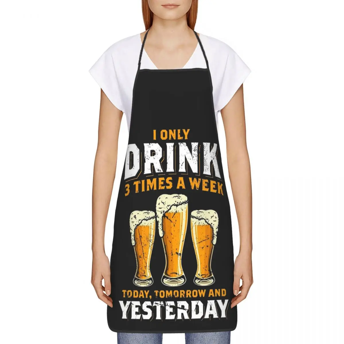 

Забавный поцелуй, повар и принеси его, пивной фартук, шеф-повар, приготовление пищи, выпечка, нагрудник, кухонный сарафан для уборки для женщин и мужчин, живопись