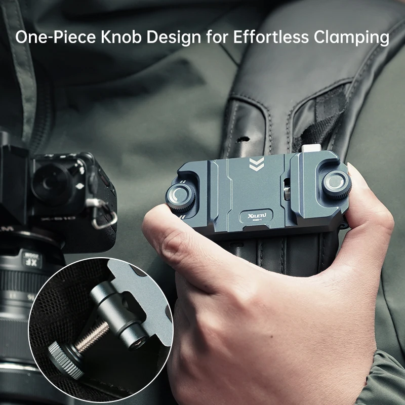 XILETU XQD1 Camera Capture Clip Arca Swiss Quick Release Plate Clamp Quick Switch Tripod Slider Mount Adapter