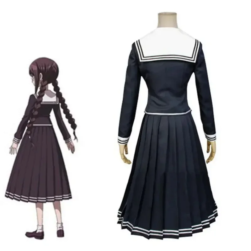 Game Danganronpa Toko Fukawa cosplay costume anime woman dresses school uniform full set Halloween costumes for Women New