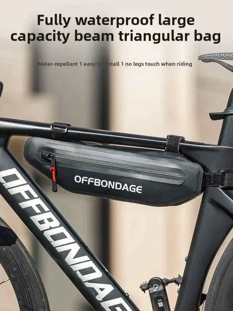 AliExpress OFFBONDAGE 2L Bicycle Bag Bike Triangle Bag Cycling Top Tube Front Frame Bag Waterproof MTB Road Pannier Bicycle Under Tube Bag