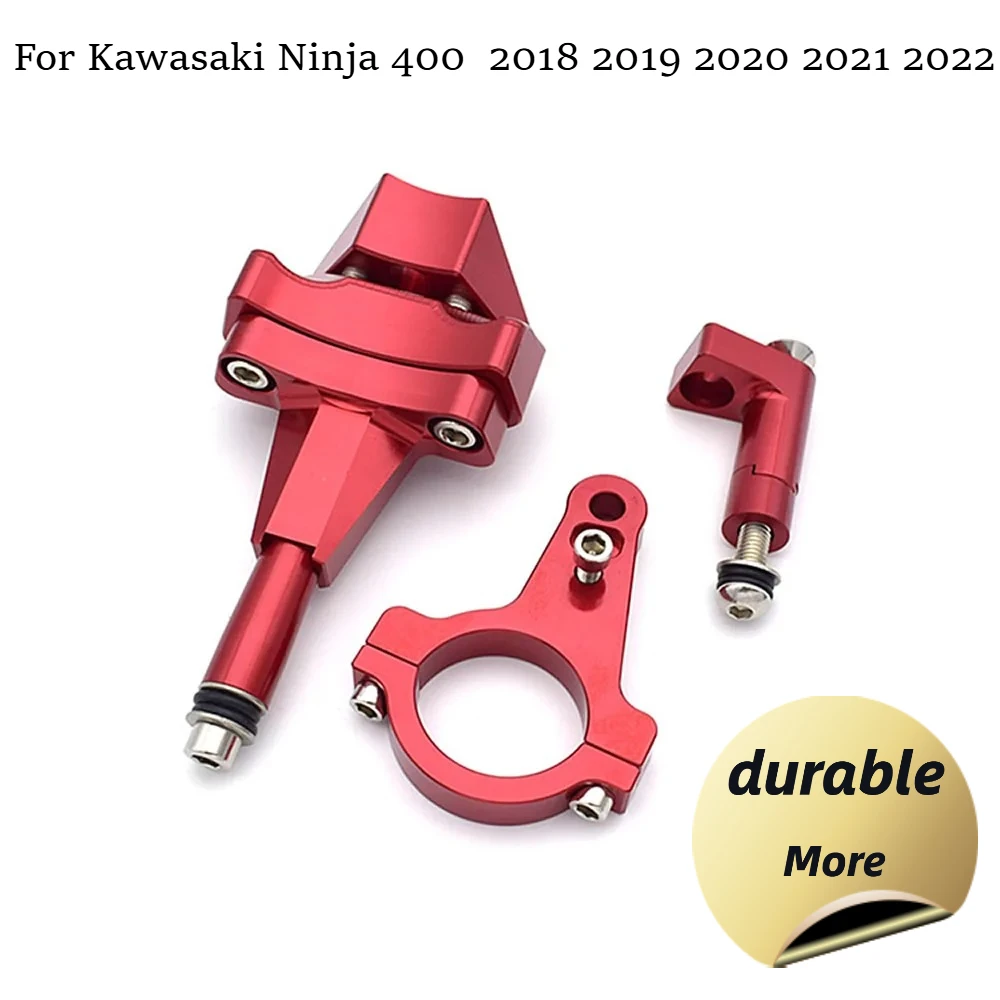 Motorcycle Steering Damper Bracket Stabilizer For Kawasaki Ninja 400 Ninja400 2018 2019 2020 2021 2022 Stabilize Safety Control
