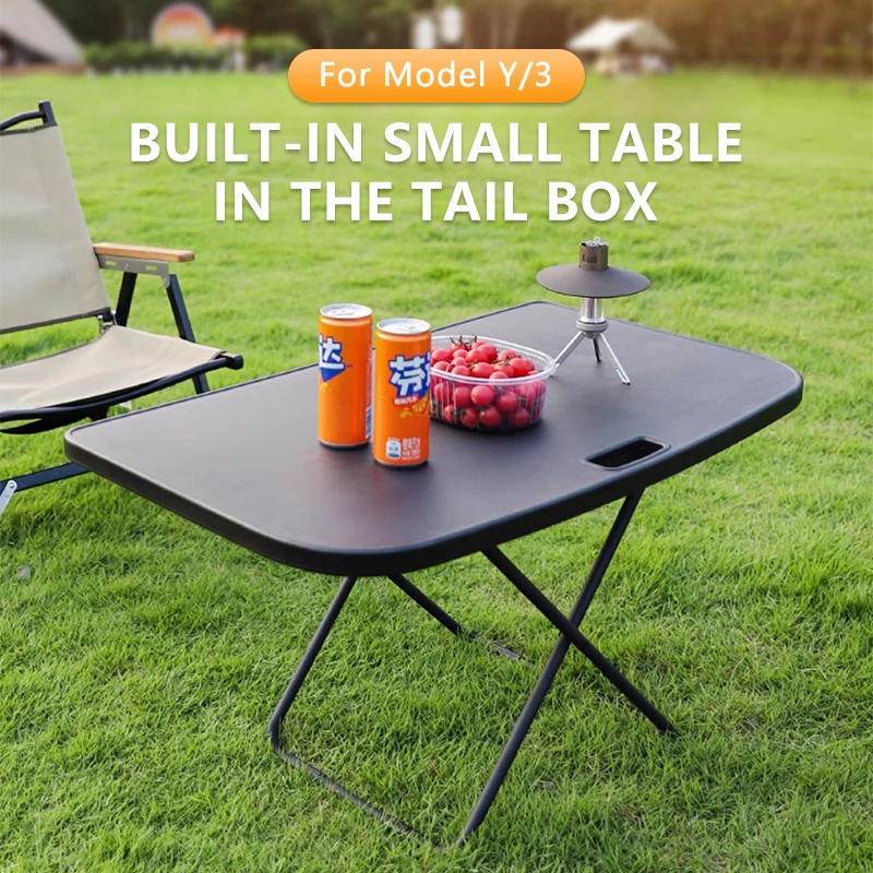 NovaAcc Portable Trunk Picnic Table for Tesla Model 3 Model Y 2021-2023 2024 Highland Desk Trvael FoldingWork Rest camping Board