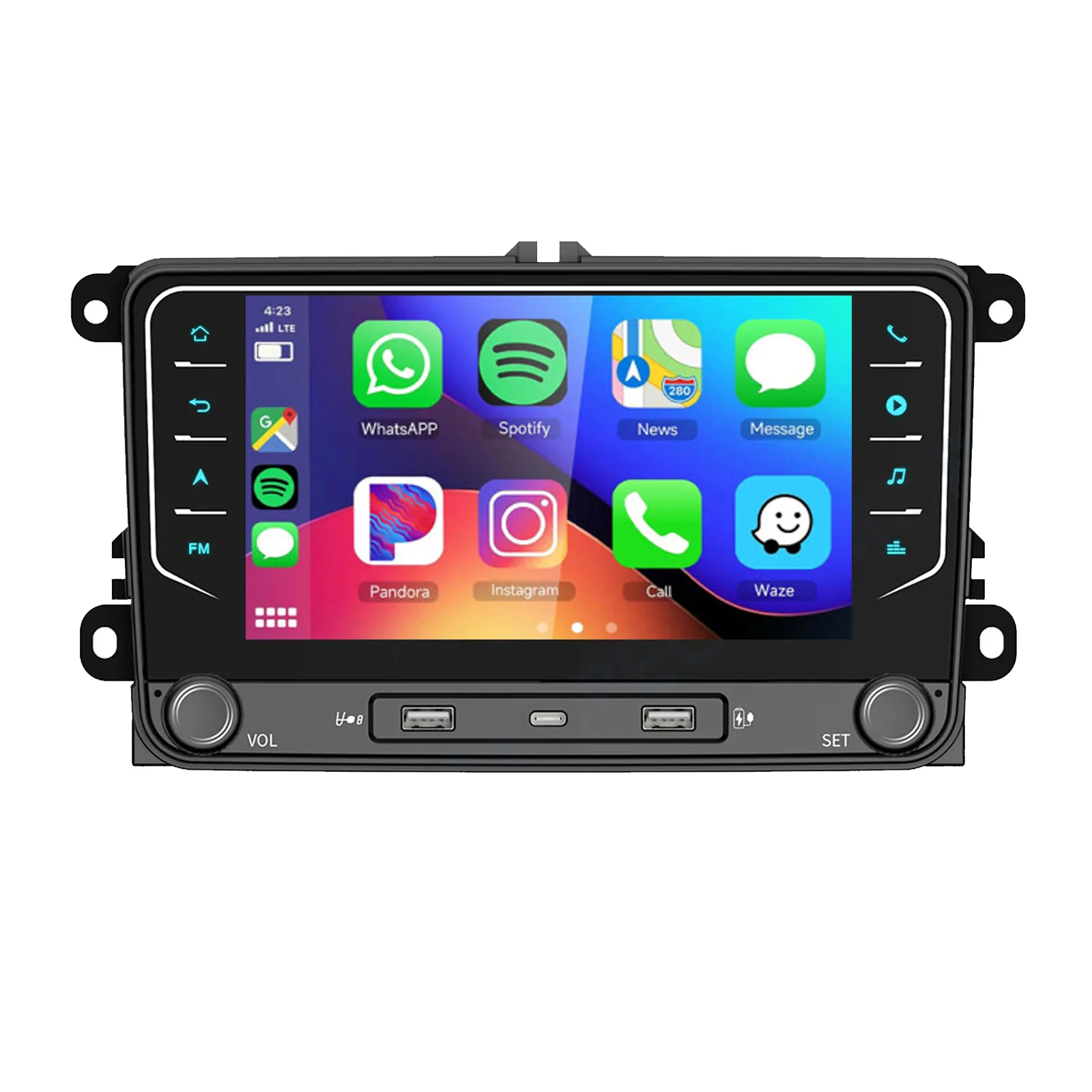 MOPECT Android 15 autoradio voor VW POLO GOLF 5 6 Plus PASSAT B6 JETTA TIGUAN SHARAN SCIROCCO CADDY Seat Carplay Audio Autostereo - afbeelding 2