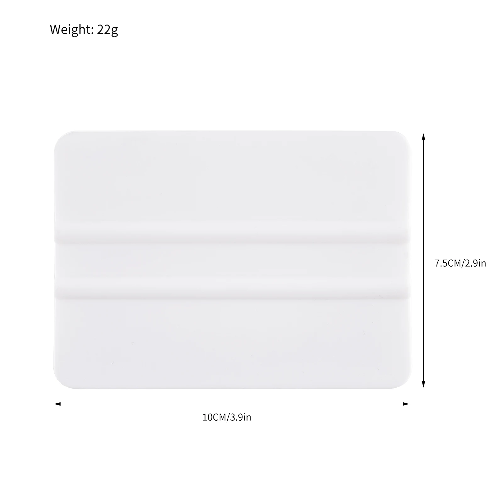 White Anti-Scratch Squeegee Bubble Water Removal Tool For Car Window Tint Vinyl Wrap PPF Paint Protection Film Installation Tool