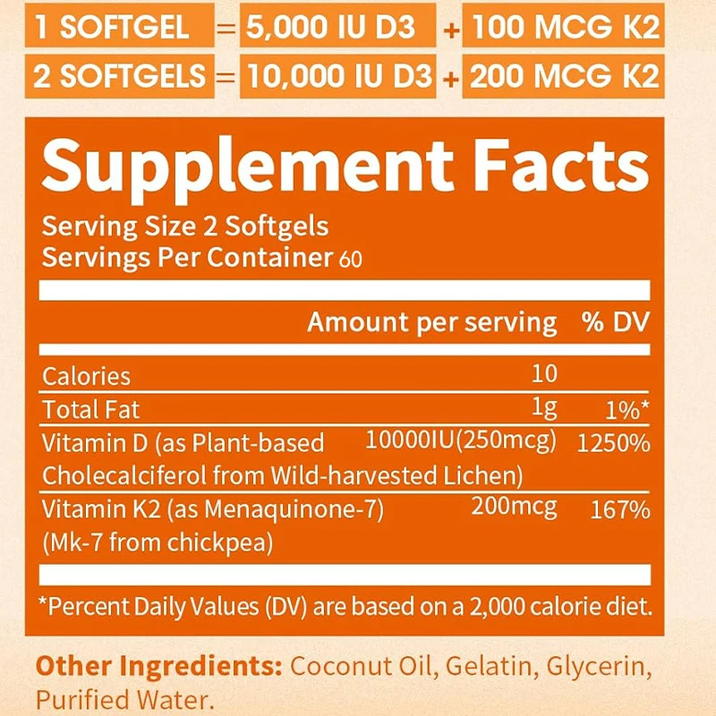 D3 K2 Vitamin 200 micrograms ( - Mct Oil Coconut recension och pris