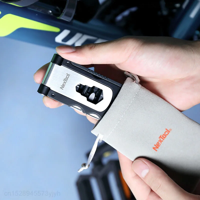 Imagem -02 - Xiaomi-chave de Fenda Magnética Nextool Multi-usado Edc com Motorista Reparação de Bicicletas Compacto Faça Você Mesmo Doméstico Bolso da Bicicleta Ferramentas Mini Dobre