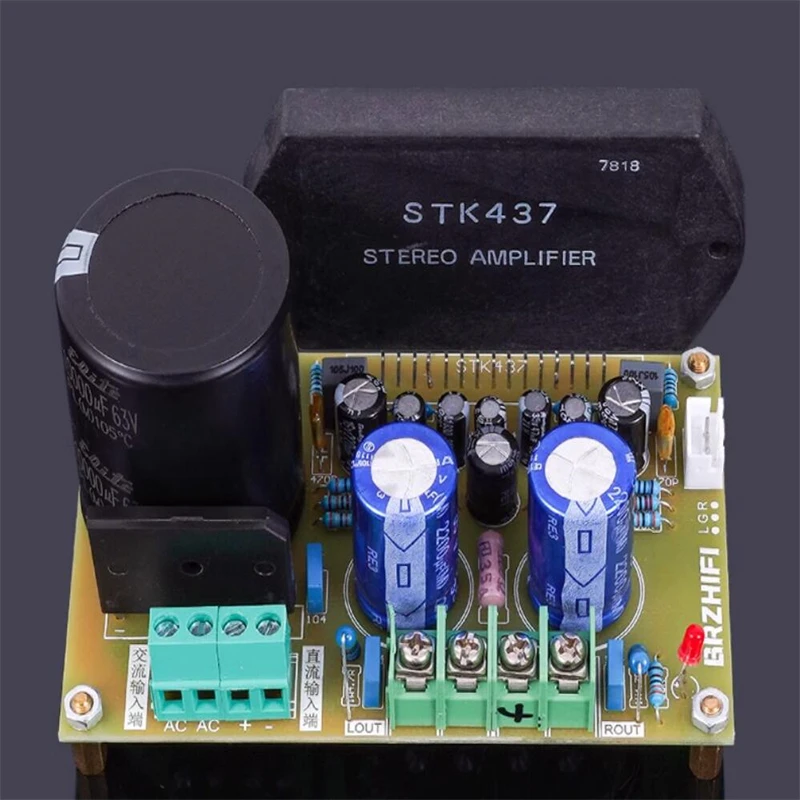 HIFI Sanyo Thick Film STK437 Mono 10W Audio Power Amplifier Board Single-ended OTL circuit DC33V