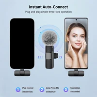 Microphone Lavalier Sans Fil Professionnel avec Port Type-C pour Smartphones, Ordinateurs, Tablettes, Plug and Play 3