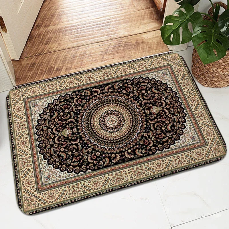 Victorian Entrance Door Doormat Carpet for Bedroom Soft Bathmat Hallway Entryway Veranda Floor Mat Custom Living Room Rug