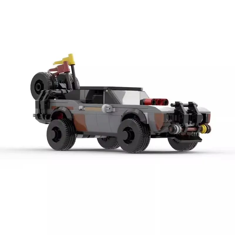 Bricklink Moc Mad Max Camaroed Race Muscle Car Voertuigen Snelheid Kampioenen Racer Sets Bouwstenen Kid Speelgoed Kerstcadeau