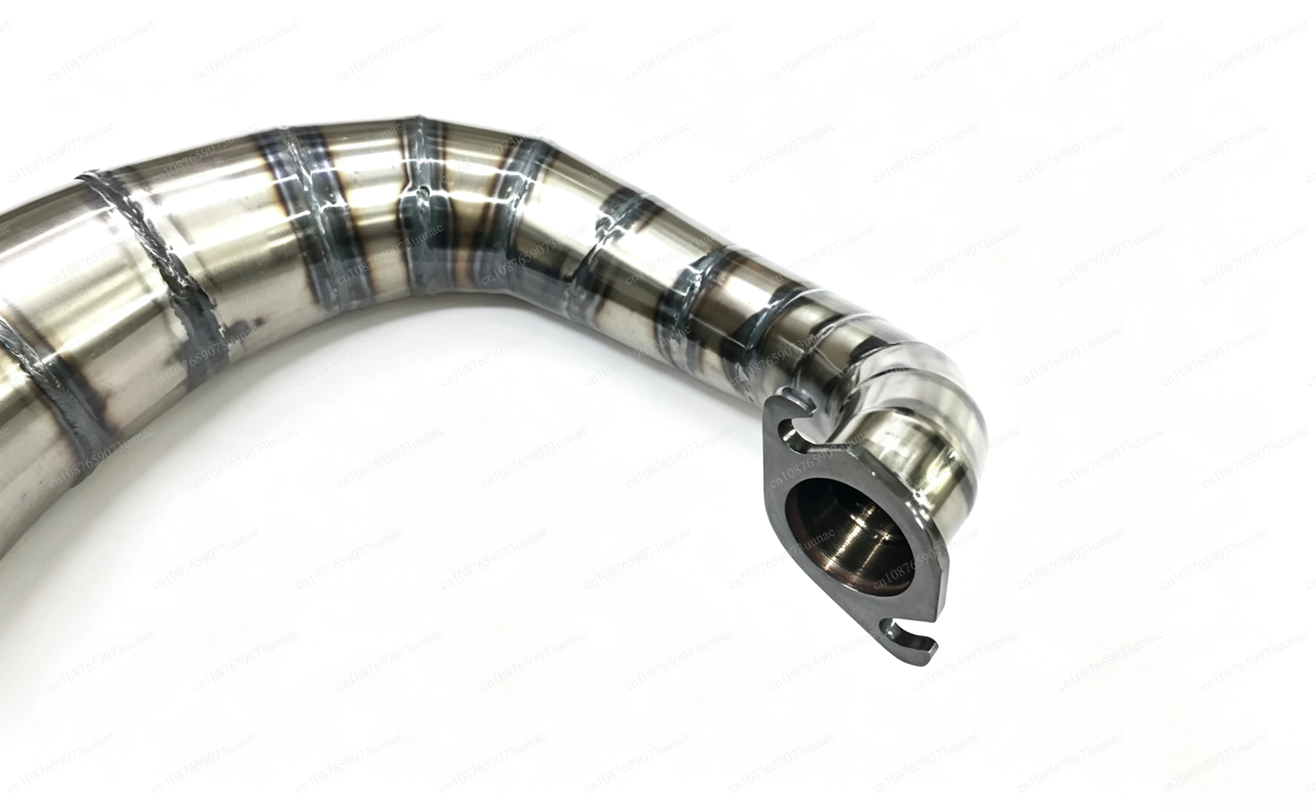 W005 Half‑Set Manual‑Style Exhaust Pipe 70‑90CC Fits 50 AF18 AF27 AF28 V8 Scooter Motorbike Replacement Exhaust Accessory