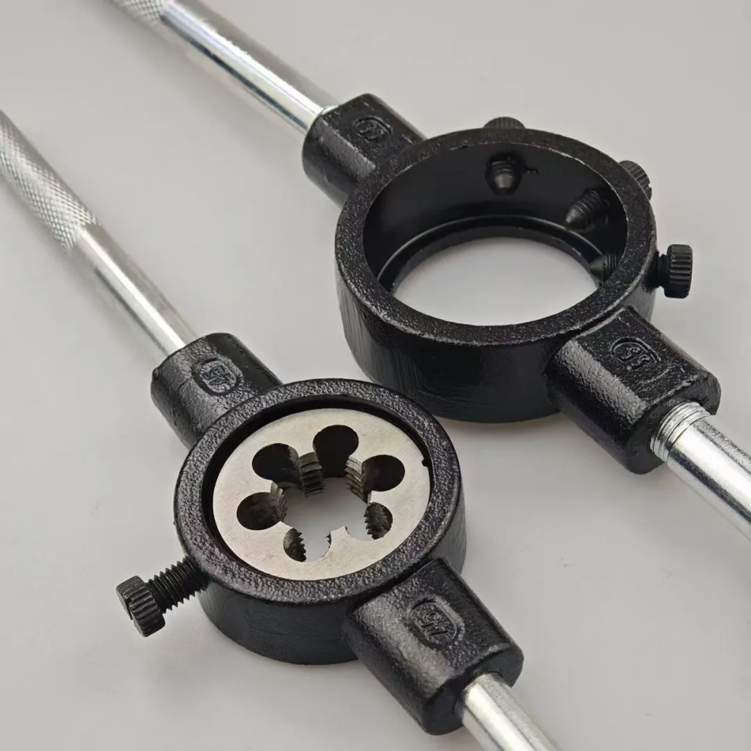 Die Wrench Circular Die Wrench M3.5-M80 Manual Die Holder Round Die Wrench Adjustable Manual Die Wrench Holder