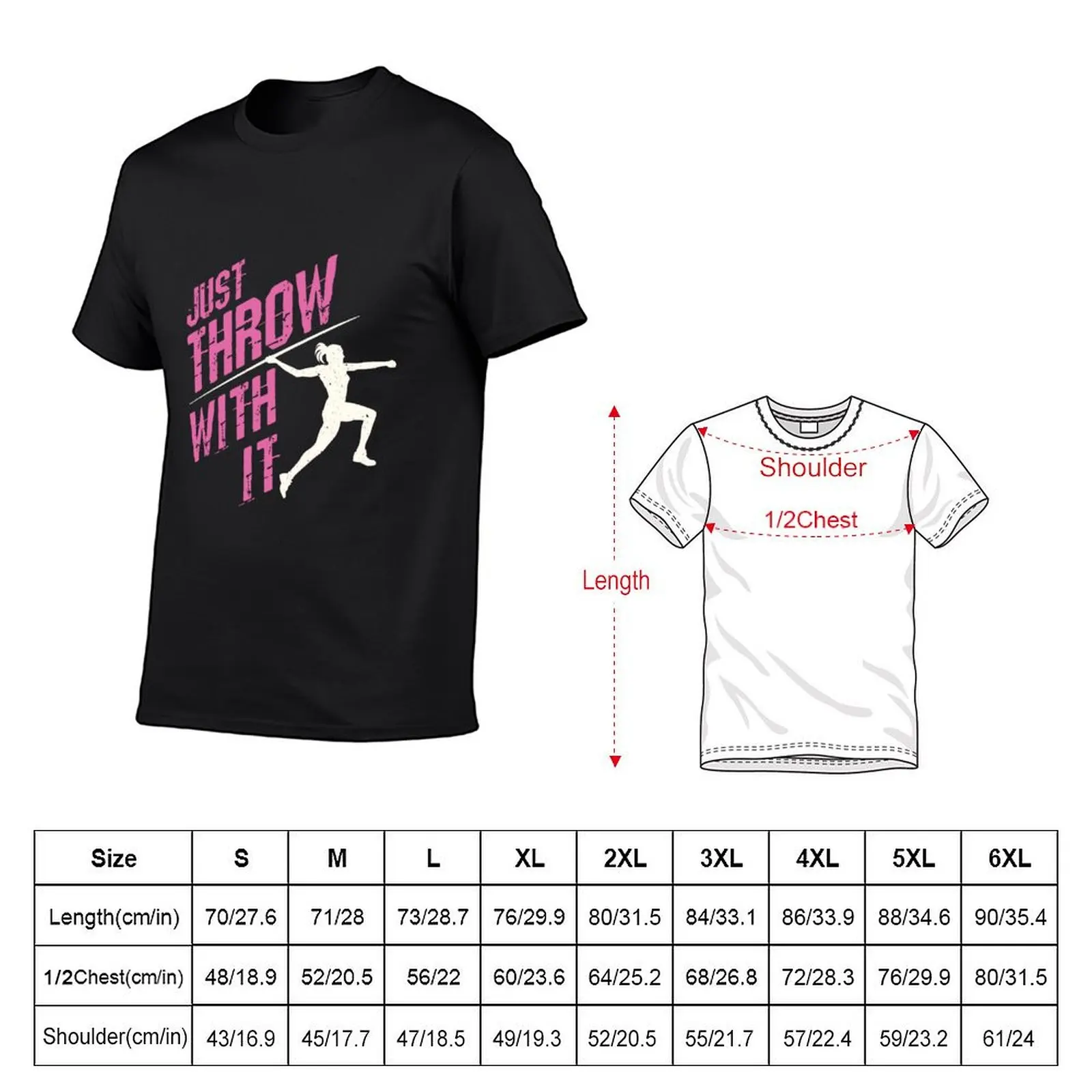 Just Throw With It Javelin Thrower Women T-Shirt animal prinfor boys anime vintage clothes blacks funny t shirts for men image 5